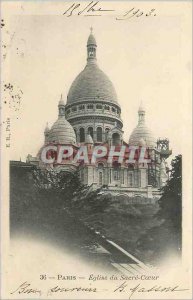 Old Postcard Paris Church of the Sacred Heart