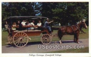 Village Carriage, Greenfield Village - Dearborn, Michigan MI  