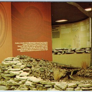 c1973 Lewistown, ILL Dickson Mounds Museum Main Exhibit Native American Vtg A225