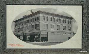 C-1910 Anacortes Washington Keystone Building PNC Glosso Series postcard 6259