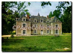 Postcard Modern Mesanger Loire chateau Atlant not Nantais