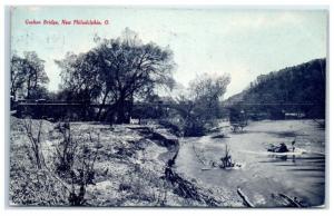 1908 Goshen Bridge, New Philadelphia, Ohio Postcard