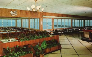 Vintage Postcard Maher's Sea Food Restaurant Boardwalk Long Branch New Jersey NJ
