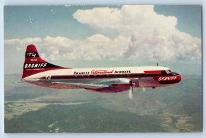 Braniff International Airways Airplane The Super Convair 340 Vintage Postcard