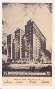 The Ford Hotel - Single Rooms $1.25 to $2.00 - Buffalo NY, New York - WB