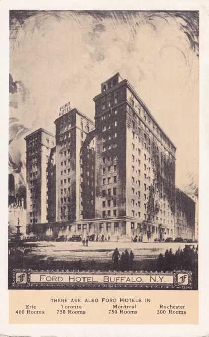 The Ford Hotel Single Rooms 1 25 To 2 00 Buffalo Ny