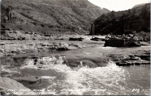RPPC Postcard AZ Salt River by Route 60 Between Springerville & Globe 1950s Z3