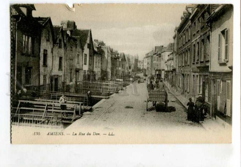 401385 FRANCE AMIENS Don street Vintage postcard