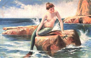 Raphael Tuck & Sons Oilette Mermaid Series #6822  Postcard