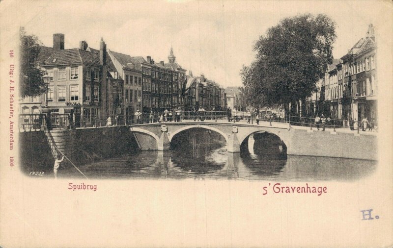 Netherlands Spuibrug Den Haag The Hague Postcard 08.33 