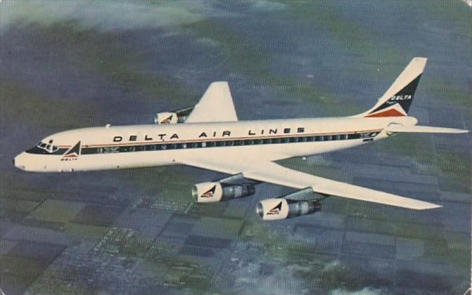 Delta Air LInes Douglas DC-8 Fanjet 1968