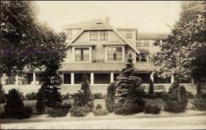 Osterville Cape Cod MA East Bay Lodge c1920s Real Photo Postcard