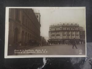 Mint Mexico Real Picture RPPC Postcard Constitution Square Mexico City