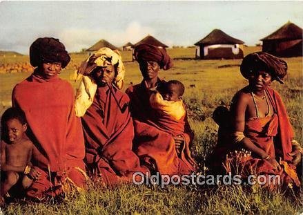 Bantu Life, People of the Red Blanket Unused 