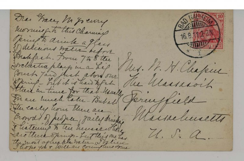 Germany - Bad Nauheim. Spring House  RPPC