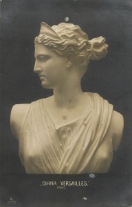 Fine art sculpture postcard Diana Versailles Paris