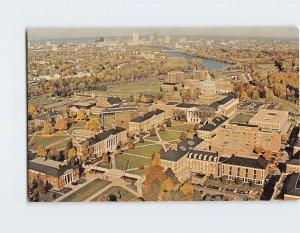 Postcard Aerial View The River Campus of the University & the City of Rochester