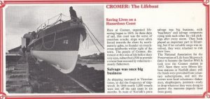 Cromer Norfolk Lifeboat Victorian Shipwreck History Rescue Postcard