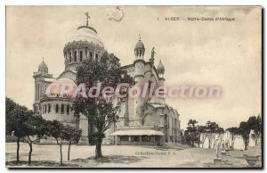 Postcard Old ALGIERS Our Lady of Africa