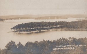 RPPC CHESTNUT PT LAKE HOPATCONG NEW JERSEY FROM BRESLIN REAL PHOTO POSTCARD 1909