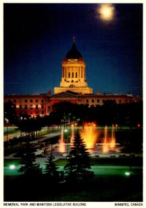 Canada Winnipeg Memorial Park and Manitoba Legislative Building