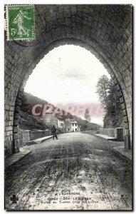 Old Postcard Cantal Auvergne The Lioran Tunnel Exit Riviera Lioran