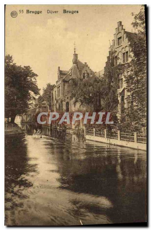 Postcard Old Bruges Dijver Bruges