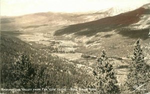 Estes Park Colorado Sanborn #R-1430 1940s RPPC Photo Postcard Kawuneeche 9273