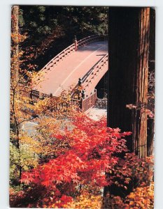 Postcard Kamikyo Bridge in Nikko, Japan