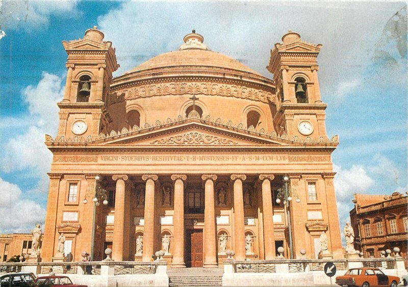 Malta Mosta Mosta Dome Postcard