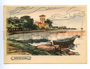 181700 ESTONIA Haapsalu by Kutt old postcard