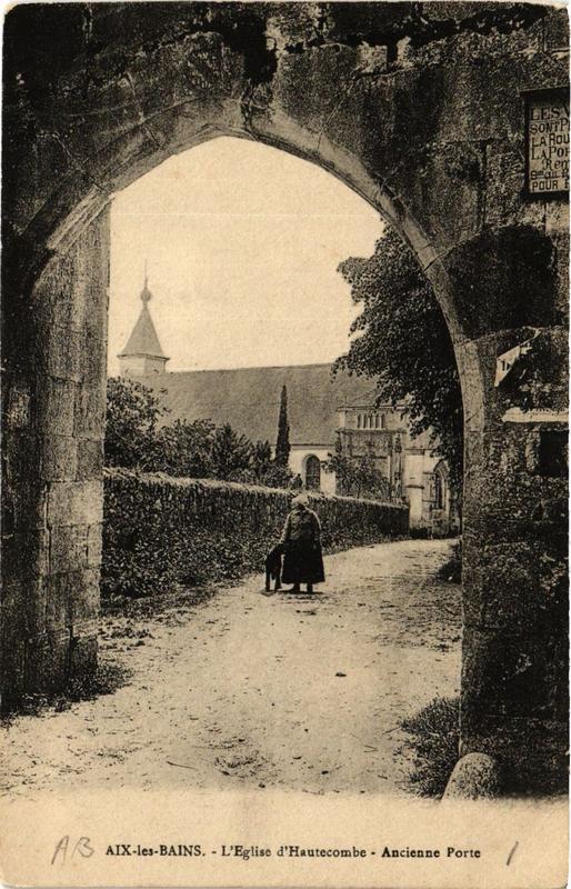 CPA Aix-les-Bains L'Eglise d'Hautecombe, Ancienne Porte (681565)