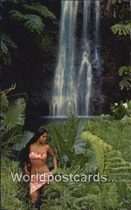 Tahitian Waterfall French Polynesia  Tahitian Waterfall 