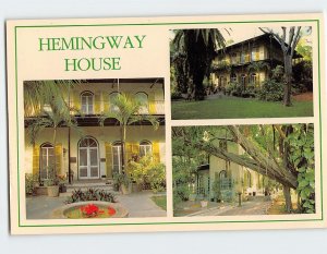 Postcard Hemingway House, Key West, Florida