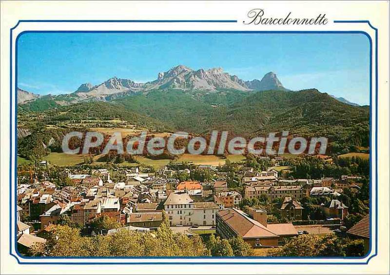 Postcard Modern Barcelonnette Alpes de Haute Provence (alt 1133 m)