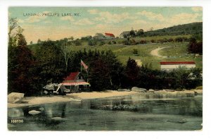 ME - Phillips Lake. The Landing   *RPO- Bangor & Boston Railroad