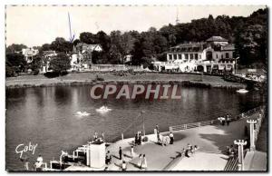 Cars e L & # 39Orne - The Casino of Spa and the Lake - Old Postcard