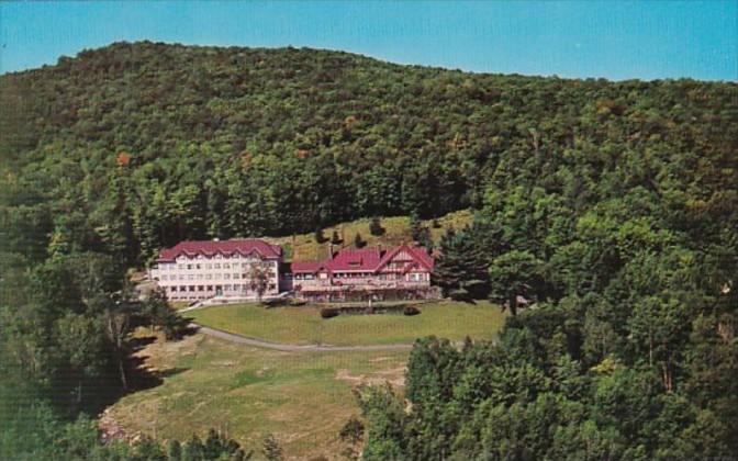 New York Saranac Lake Franciscan Friars Home Aerial View