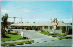 Gray-Son Motel Las Vegas NV Nevada Purple Sage Motel (on back) Postcard H63