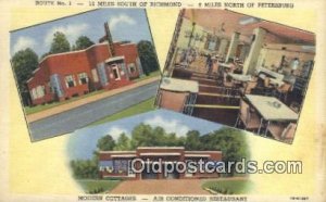 Moores Brick Cottages, Chester, Virginia, VA USA Hotel Motel Unused 