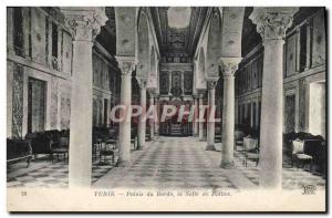 Old Postcard Tunis Bardo Palace's Hall of Justice