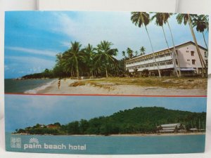 Vintage Multiview Postcard Palm Beach Hotel Penang Malaysia PalmHotel Berhad