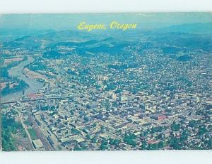 Pre-1980 PANORAMIC VIEW Eugene Oregon OR i1040