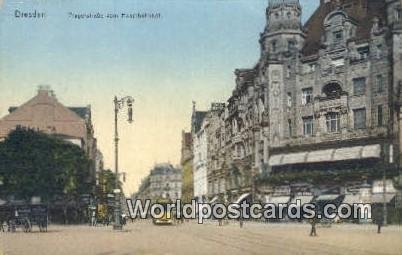 Pragerstrabe vom Hauptbahnhof Dresden Germany Unused 