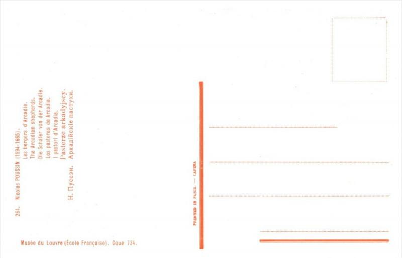 The Arcadian Shephards ,Nicolas Poussin