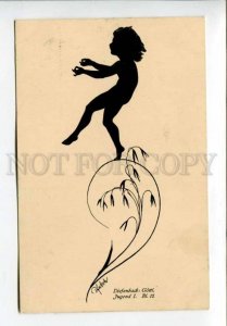 423176 Nude ELF Dancer by DIEFENBACH Vintage SILHOUETTE PC