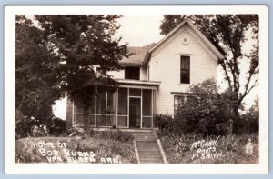 RPPC HOME OF BOB BURNS VAN BUREN ARKANSAS COMEDIAN HILLBILLY ACTOR McCANN PHOTO