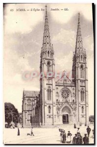 Postcard Old Nimes Church Ste Baudile