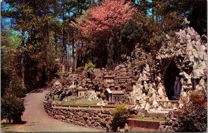 Ave Maria Grotto St Bernard College Cullman AL Alabama VTG Postcard UNP Unused 