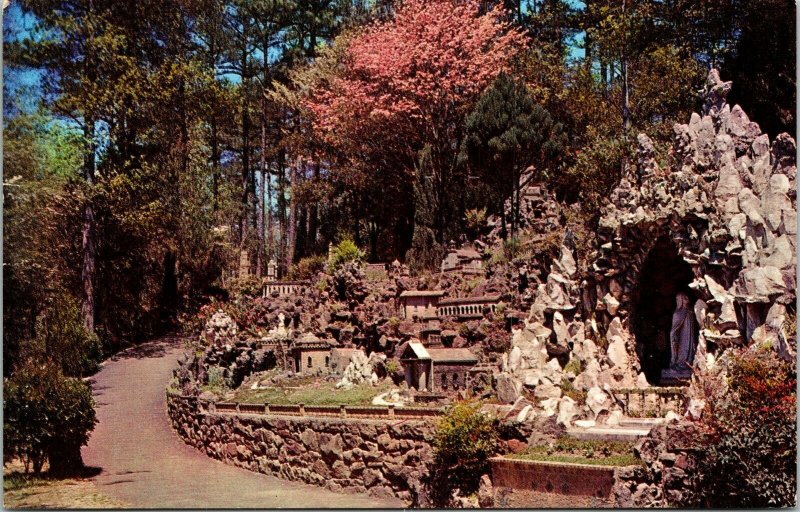 Ave Maria Grotto St Bernard College Cullman AL Alabama VTG Postcard UNP Unused 